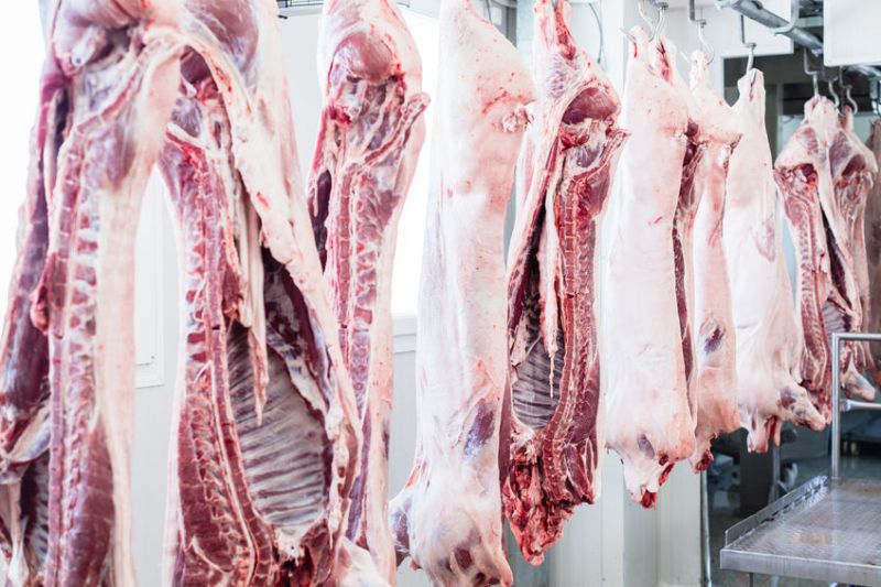 Exports of fresh and frozen pork to China were up 88% in volume to 96,500 tonnes, figures show