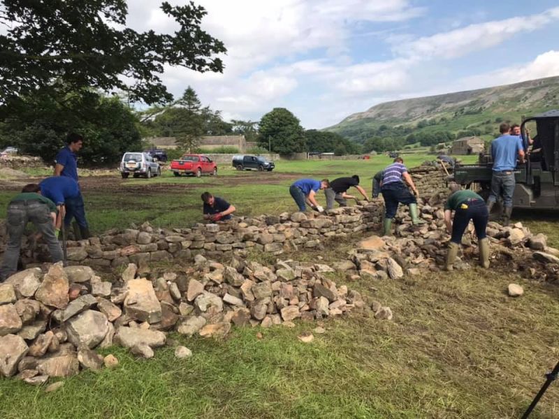 'In spite of many of them having their own livestock to feed and look after before coming, they were ready to start work and didn’t stop all day'