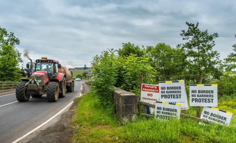 Welsh farmers say they are prepared to take the government to court if the Irish border allows a 'back-door' for tariff-free imports into UK post-Brexit (Photo: Matthias Graben/imageBROKER/Shutterstock)