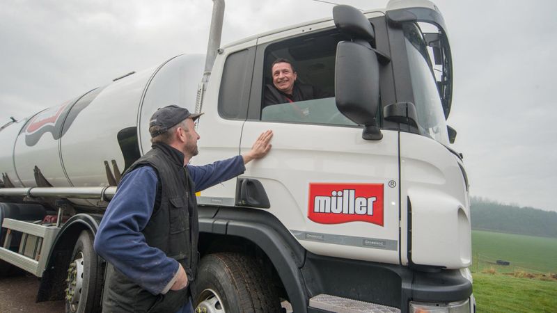 Müller has confirmed a review to tackle the growing milk surplus in Scotland