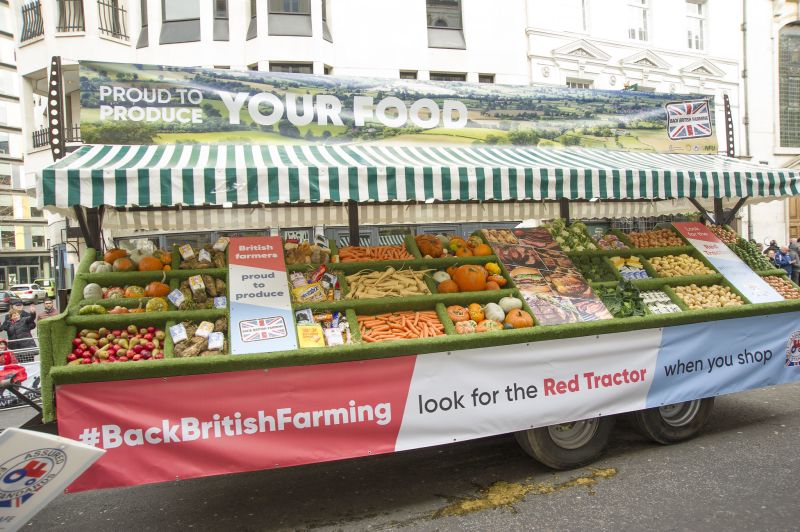 Tonnes of British food which was paraded at the recent Lord Mayor’s Show will now help those in need