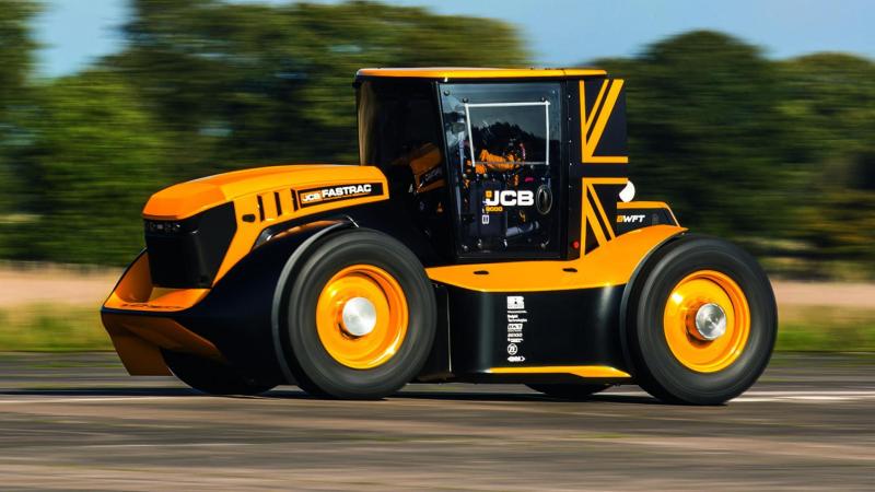 The Staffordshire-based machinery firm has broke its own record for fastest tractor in the world