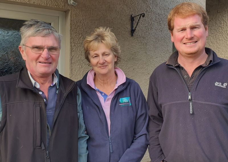 Michael Williams (R) returned home to the farm in 2006 and after a few years became a partner with his parents in the business