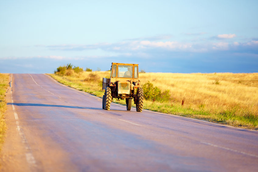 The farmer wasn't insured to drive his tractor for social purposes, the court heard