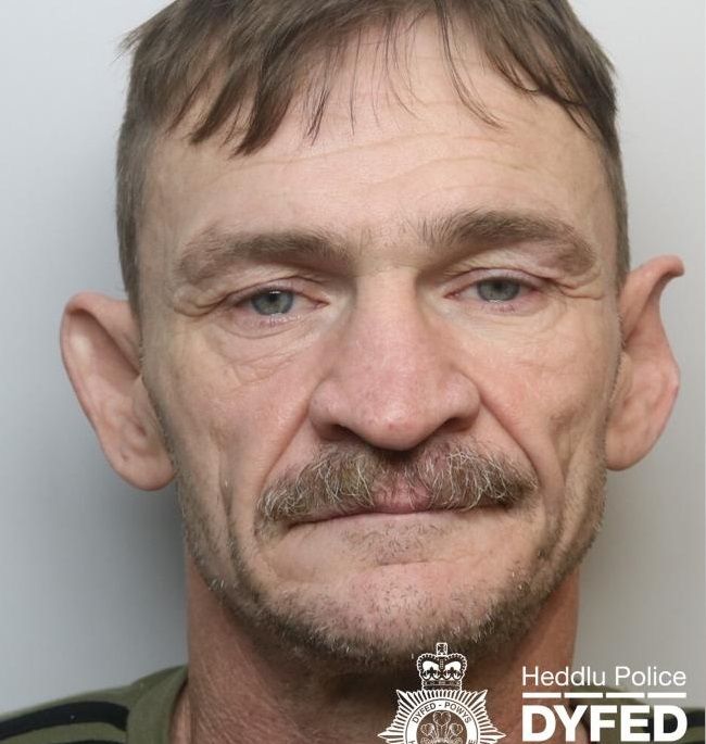 Jeffrey Wayne Bevan was sentenced at Swansea Crown Court (Photo: Heddu Police Dyfed Powys)