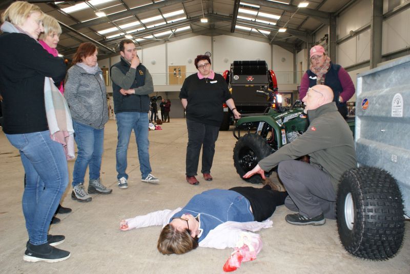 The court was described as 'hard-hitting' as participants were role playing scenarios that could not be fixed with a simple sticking plaster