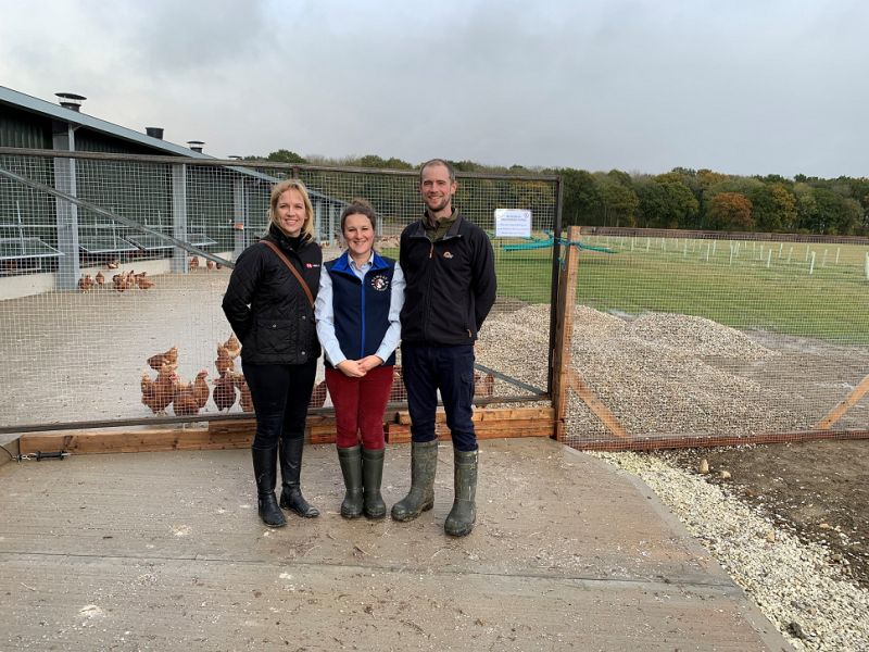 The project has created eight new full and part time job roles and an average daily production of 30,000 eggs