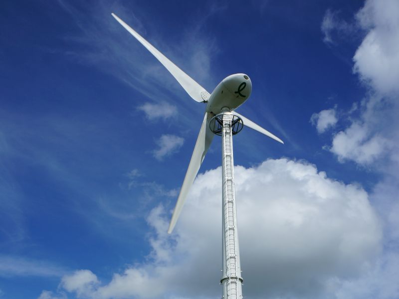 An Endurance E3120 wind turbine