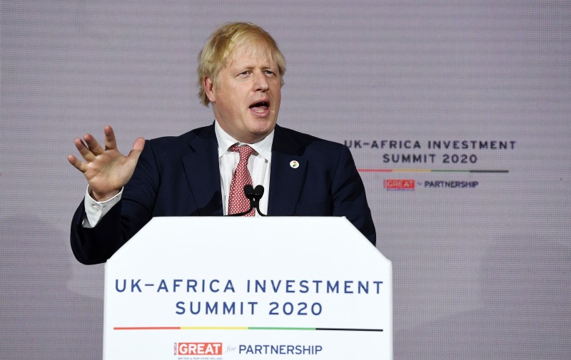 Boris Johnson underlined the need for closer trade ties with Africa during Monday's summit (Photo: ANDY RAIN/POOL/EPA-EFE/Shutterstock)