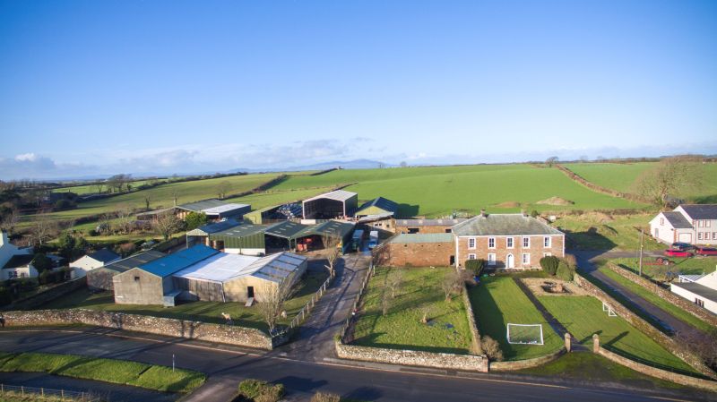 Westnewton Hall, near Aspatria is a 319.43-acre livestock farm, which will go under the hammer on 15 Apri