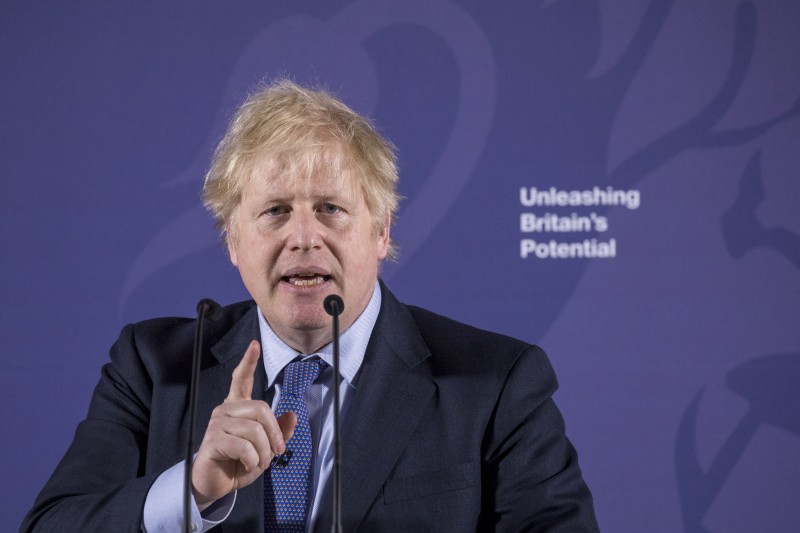 The prime minister said the UK would be 'governed by science, not mumbo-jumbo' in any Brexit trade talks (Photo: Jason Alden/POOL/EPA-EFE/Shutterstock)