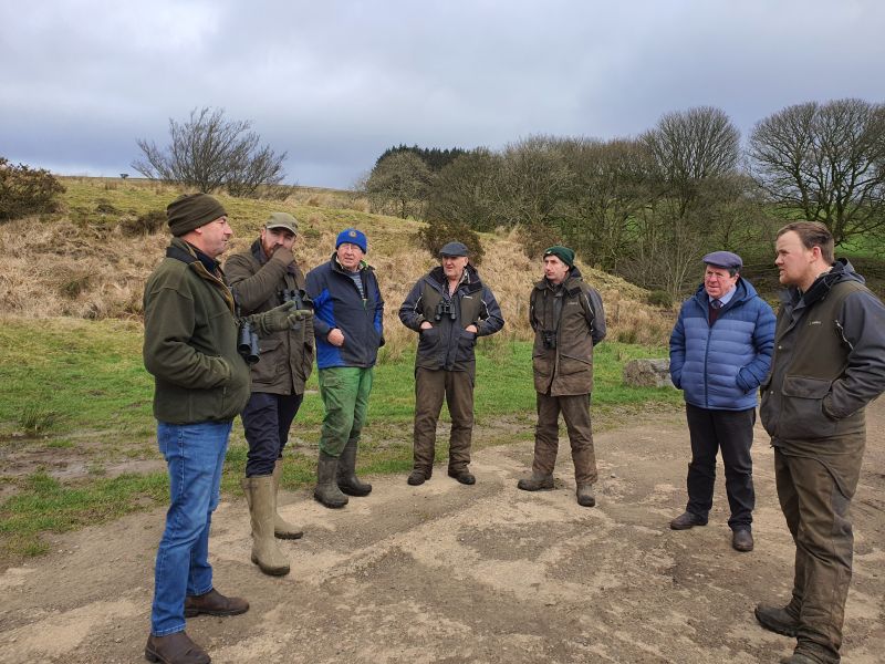 Brian Bowen, Farmers' Union of Wales Vice President, recently hosted a Big Farmland Bird Count event at his farm Pencoedcae