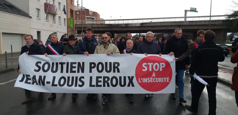 Farmers protested against the man's detention during a mass rally on Thursday (Photo: FDSEA de la Marne/Facebook)