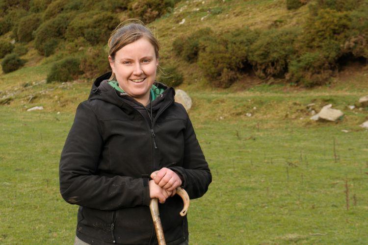 The television advert sees Caryl Hughes at home on her farm in Ceiriog Valley