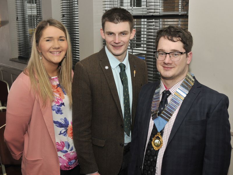 Dewi Parry (R) has promised big changes after being elected the new NFYFC chairman