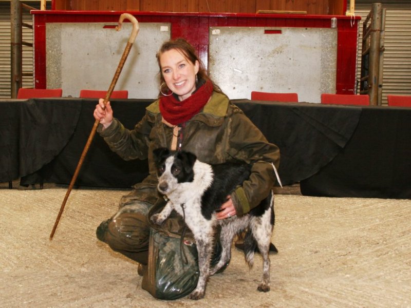 Emma Gray has achieved a new world record after she sold her working sheep dog Megan (Photo: CCM Auctions Skipton Auction Mart Livestock Auctioneers)