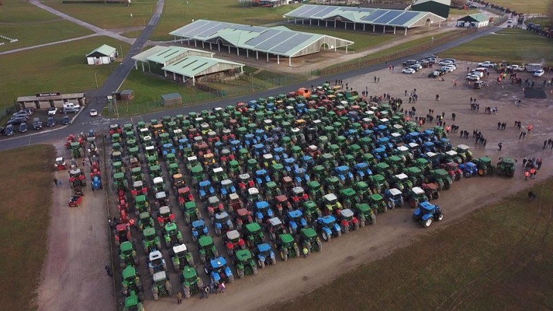 Farmers of North Yorkshire turned out in force on Sunday to help raise money in the fund-raising effort