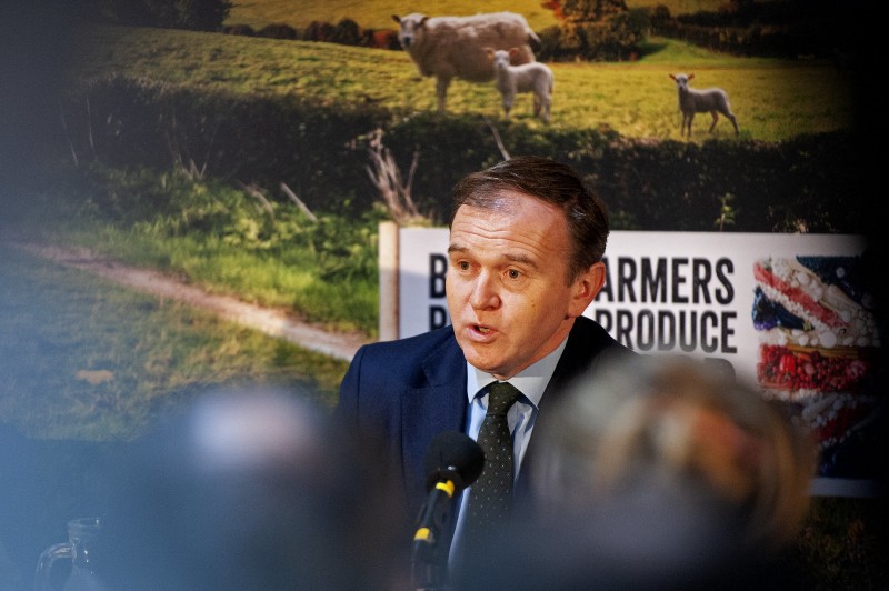 Environment Secretary George Eustice said the government is looking at measures to ensure the food supply chain continues to function as normal
