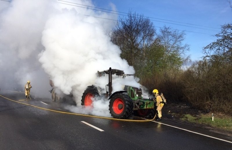 The incident happened on Monday morning (Photo: Chris White, Shropshire Fire and Rescue)