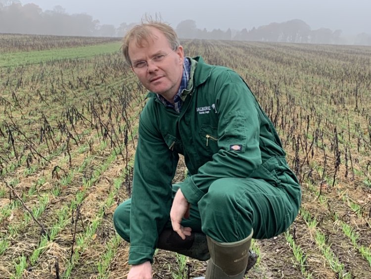 Farm manager David Aglen, of Balbirnie Home Farms in Fife, has been appointed the first host farmer for the project in Scotland