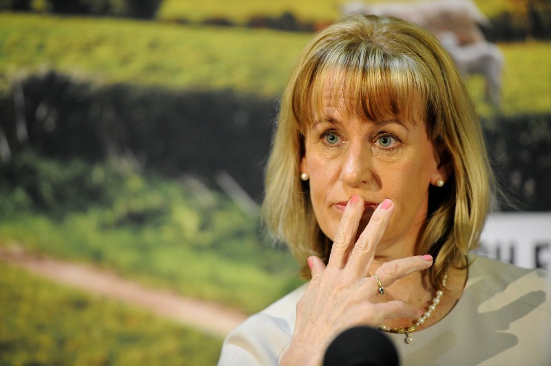 NFU President Minette Batters said the coronavirus is having a 'huge impact' on the food and farming sector