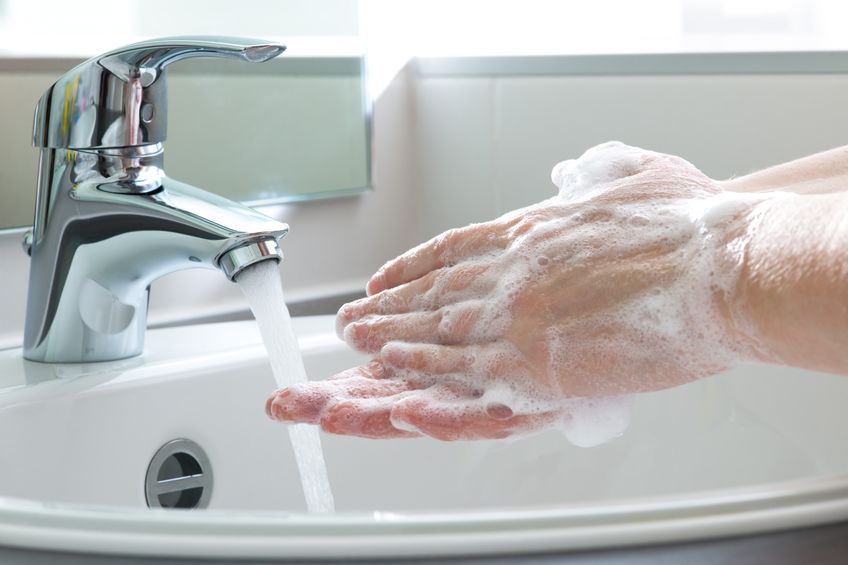 Farmers have been told to communicate to staff that they should wash their hands for 20 seconds more frequently than normal