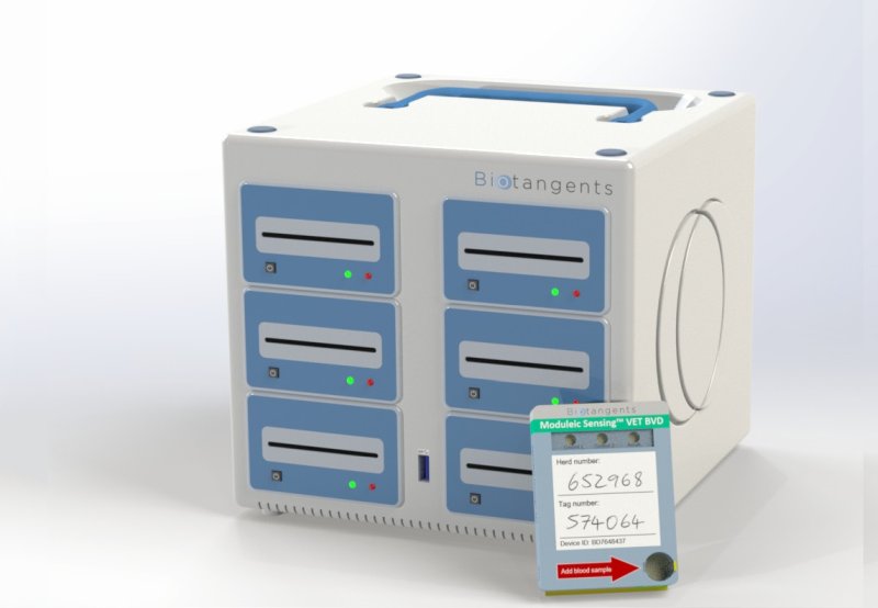 The molecular diagnostic device developed at Biotangents will allow a quick and accurate identification of infectious diseases