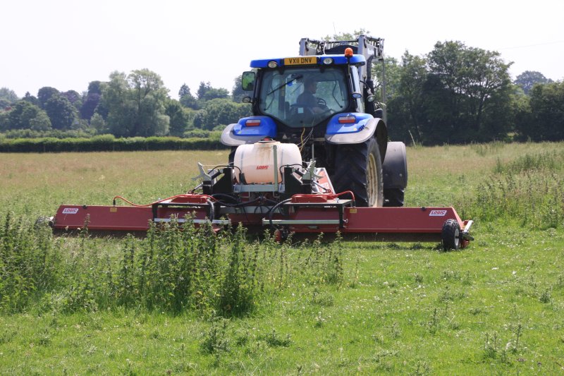 Weed wipers use the herbicide glyphosate which is considered to be less harmful to the environment