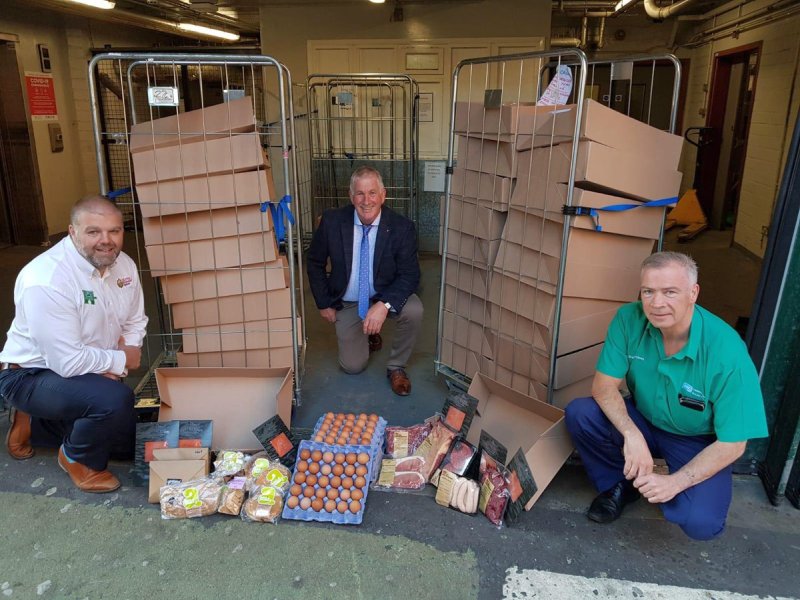 Glenarm Castle partnered up with farmers and supplied local food to NHS staff on the Covid-19 frontline