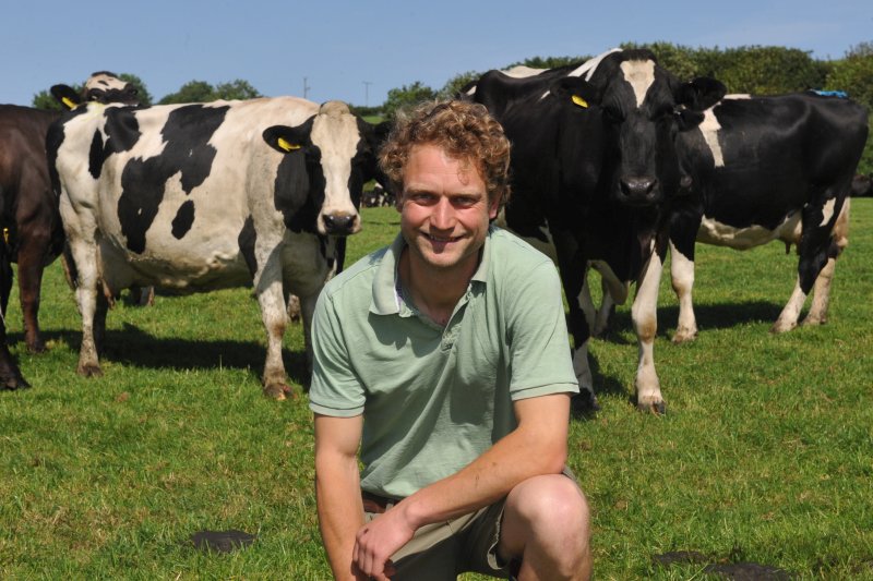 Genomic testing could help select the best herd replacements to match the requirements of the farm's system, said farmer William Hannah