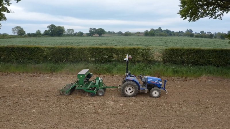 The team have successfully drilled two of their fields with the cover crop, while abiding by social distancing guidance