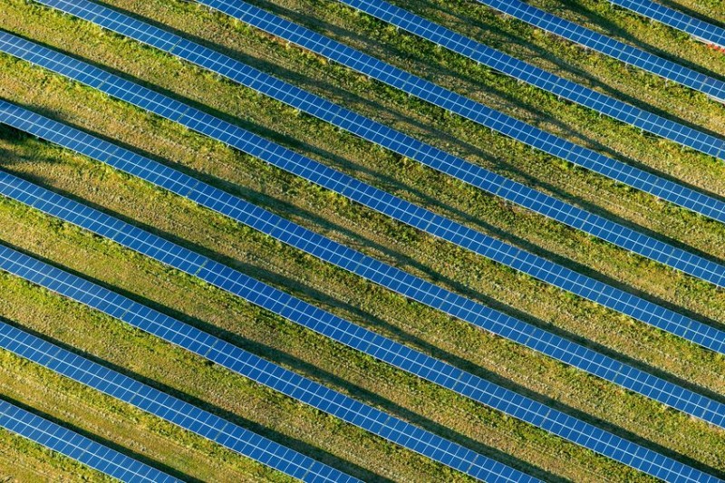 Britain's largest solar farm is to begin development on hundreds of acres of farmland in Kent (Stock photo)