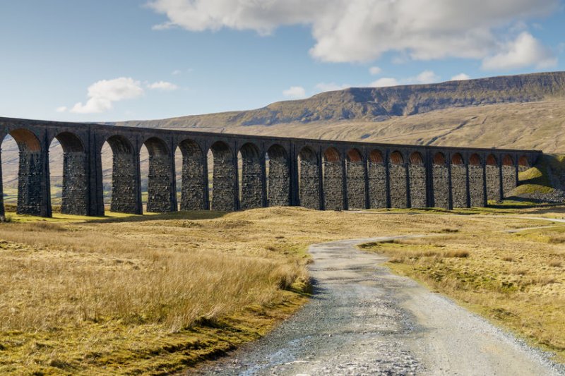 The incident happened near the Ribblehead viaduct in the Yorkshire Dales