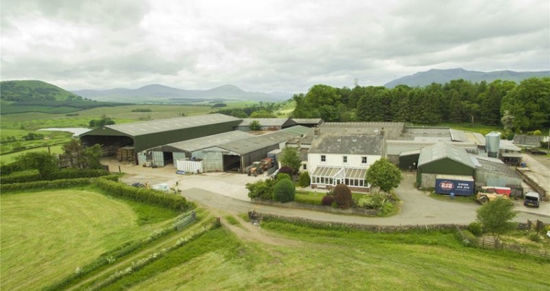 The Lake District hill farm is located in a secluded location with panoramic views of the surrounding countryside (Photo: H&H Land & Estates)