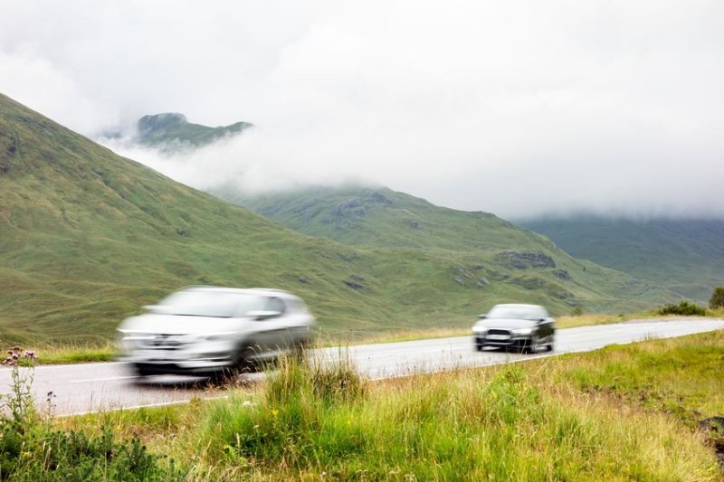 Police Scotland said sheep and cattle have had a 'continual presence' on the road