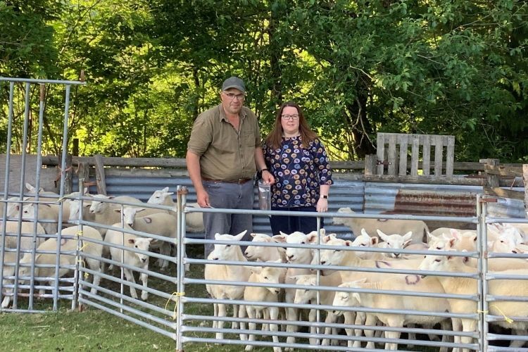 Philippa and Gareth Davies run a 120-acre lowland farm in Llangeitho near Tregaron