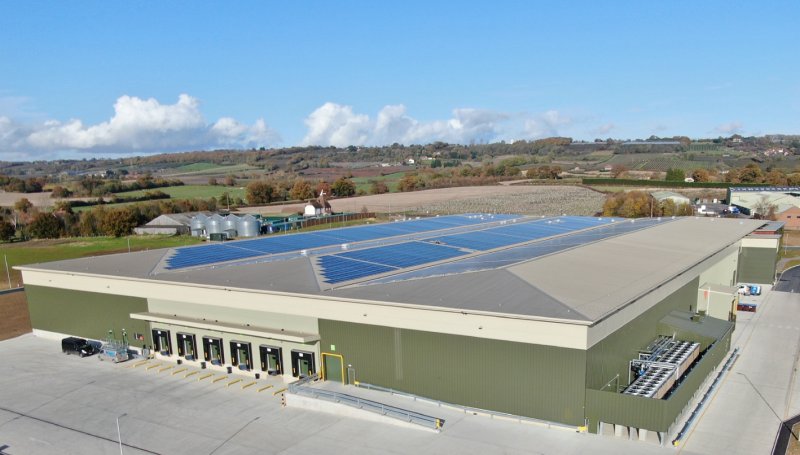 The location comprises of a 993KW Solar Array with over 3,600 solar panels covering 6,143m2