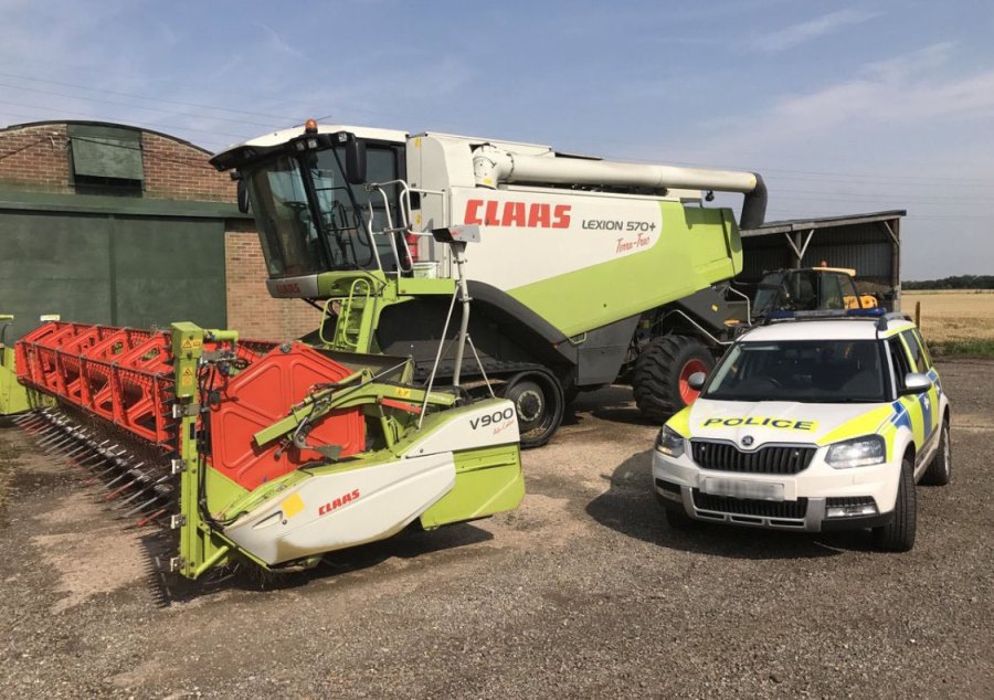 Criminals stole GPS guidance screens worth over £10,000 from eleven tractors at the farm