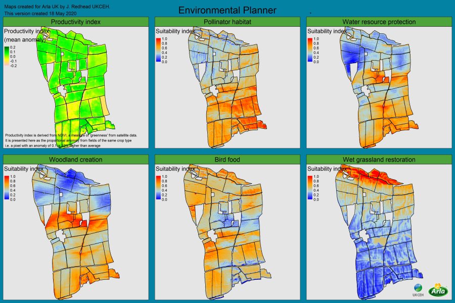 The new app gives farmers a snapshot overview of each field