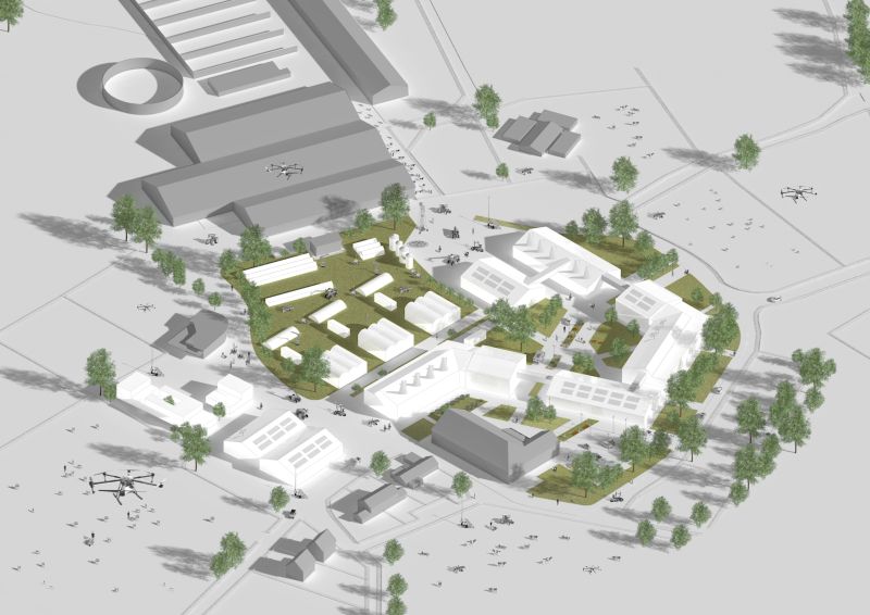 The design for the Digital Innovation Farm at Hartpury