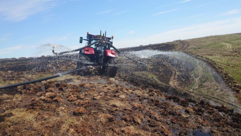 Farmer's son Dan Fowler, who now works for United Utilities, was the first to spot the potential for agricultural machinery to tackle wildfires