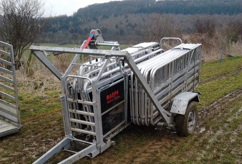 The local community have been urged to keep an eye out for the stolen sheep handling system