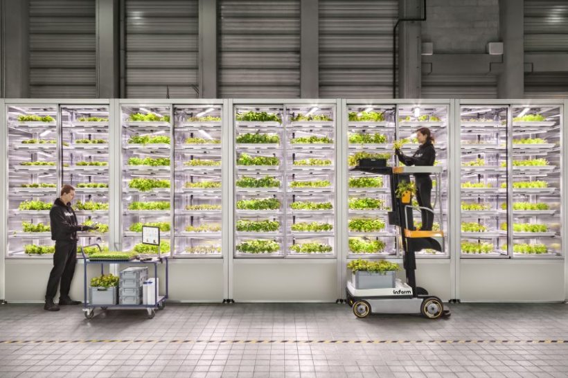 Infarm’s cloud-connected farming facilities are expected to jump from 500,000 sq ft to over 5,000,000 sq ft by 2025 (Photo: Ken Schluchtmann/diephotodesigner.de)