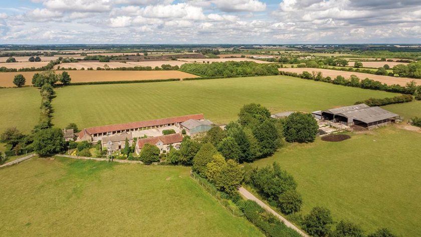 The farm's deer herd is well known locally and venison is supplied to butchers in the area (Photo: Savills)