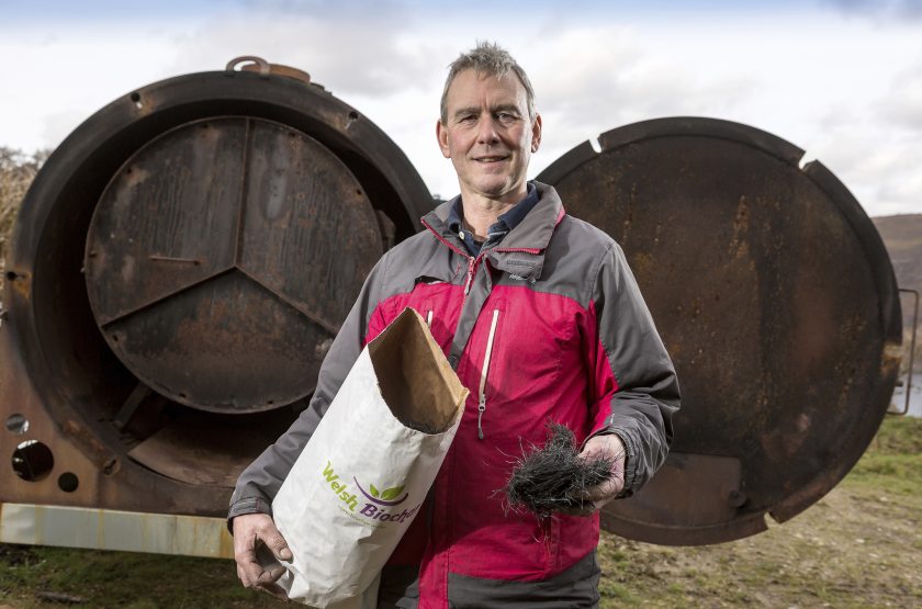 Welsh upland farmer Tony Davies believes biochar use is likely to become more widespread in British farming