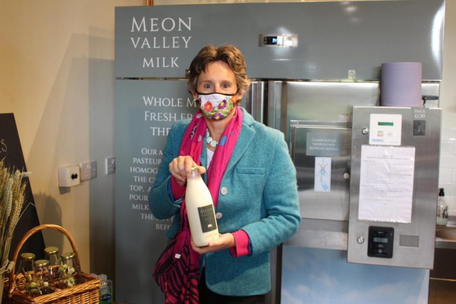 The business has also launched a fresh milk vending machine