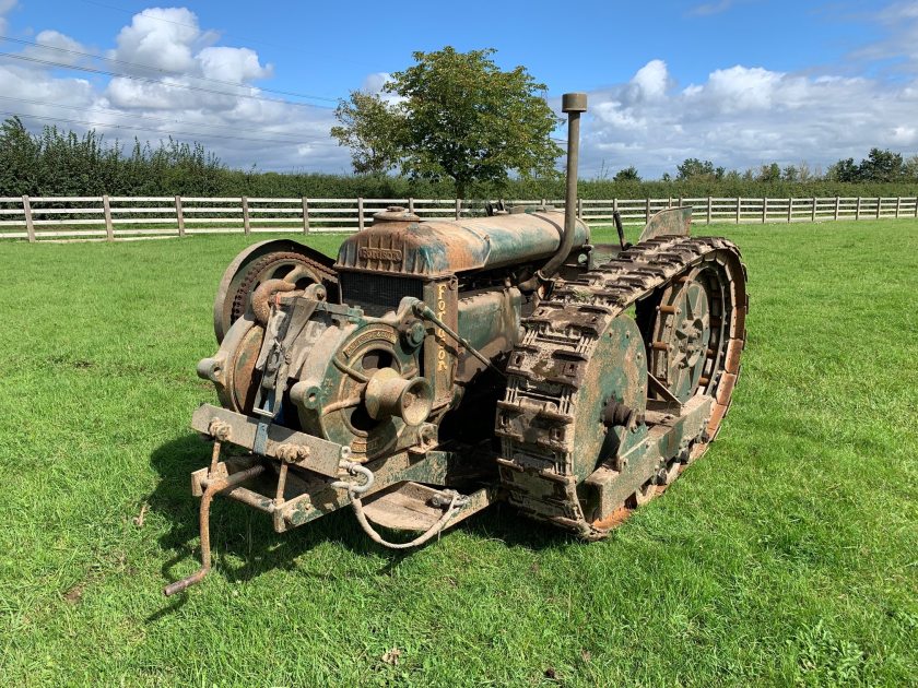 A 1941 Roadless Standard N crawler tractor was sold for £24,910