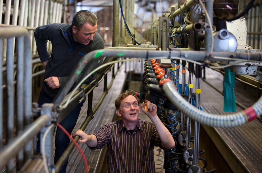 The farm, run by the Hendrie brothers, has become the second AHDB Strategic Dairy Farm in Scotland