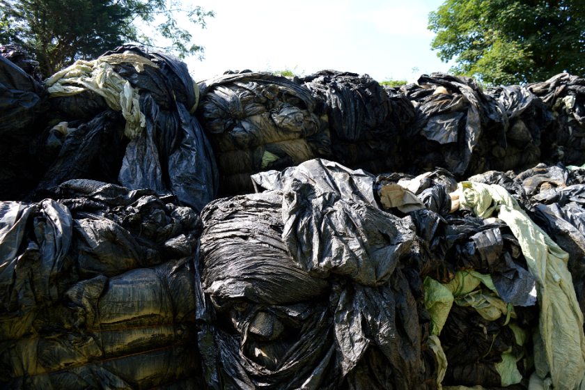 Increasing amounts of contaminated agricultural plastic waste are being intercepted
