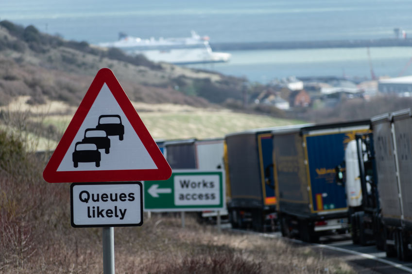 All outbound traffic from Dover has been stopped for 48 hours